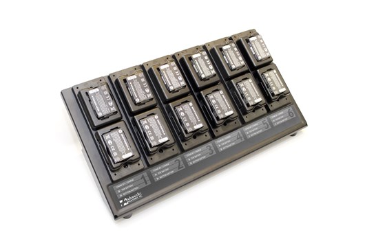 12-bay battery charger