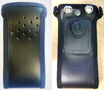 RDP2400P1POKF Medium-Soft Leather Case in Black for Motorola DP2400