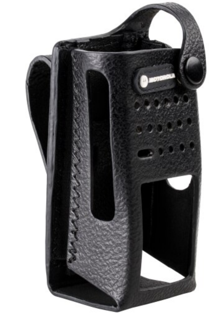 Hard Leather Carry Case With 3" Belt Loop