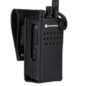 Bæreveske, kraftig lær, med 2.5" swivel belteloop, for terminal uten display